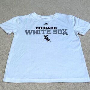 Majestic - Chicago White Sox - Boys Short Sleeve Shirt - Size Youth Medium